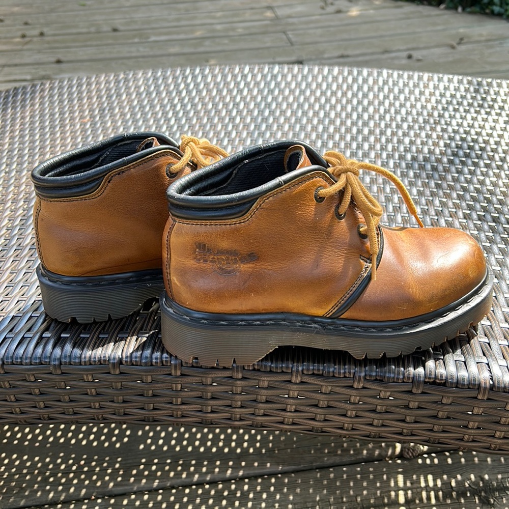 Dr martens lace up boots.